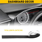 PU Leather Dashboard Trim Sticker for Car (Universal Fit)
