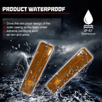 2X Amber Lens Front Side Marker Lights for Jeep J Series