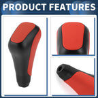 Automatic Gear Shifter Knob for Toyota 4Runner (2012–2021) Faux Leather Black Red
