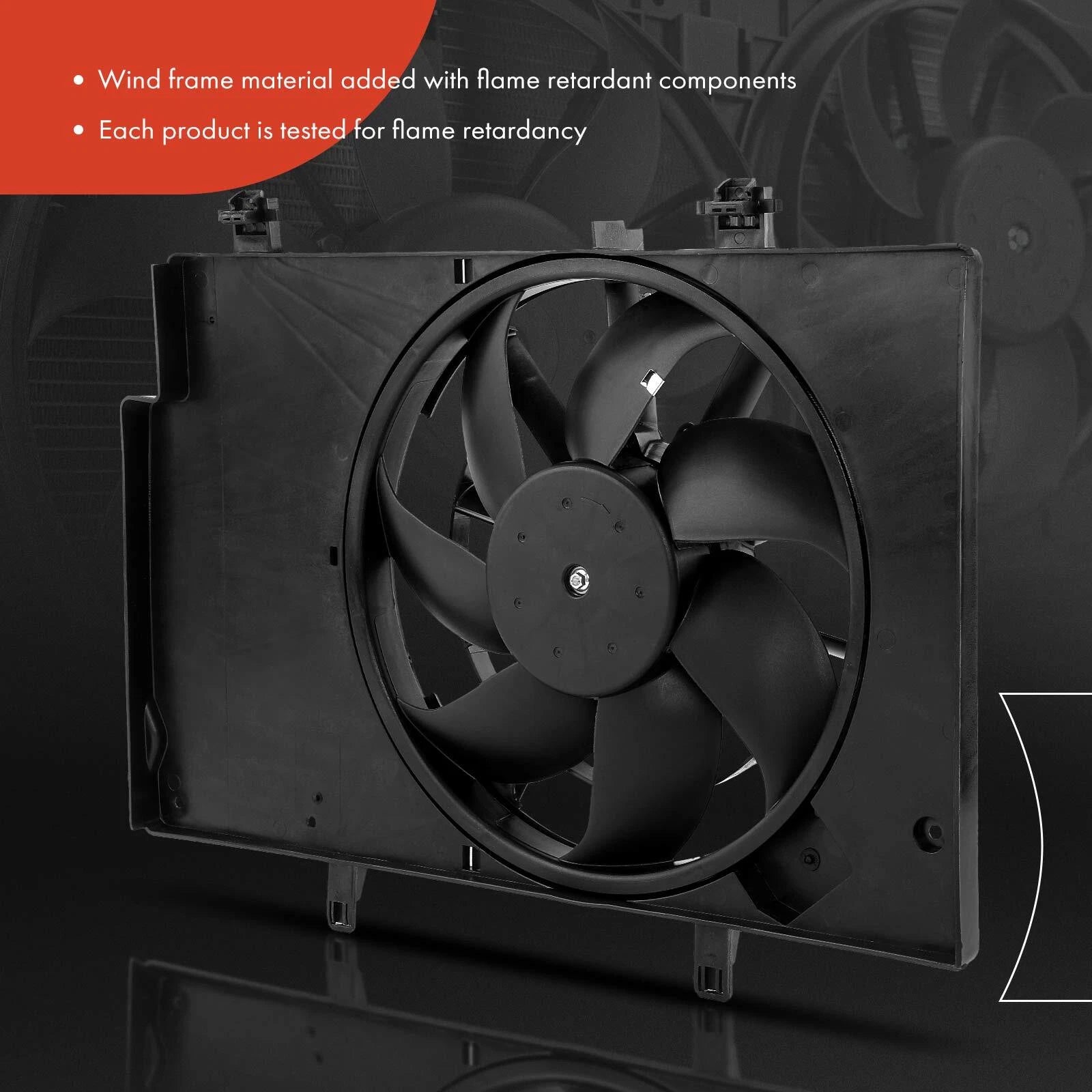 Cooling Fan Assembly with Shroud for Ford Fiesta (2011-2019)