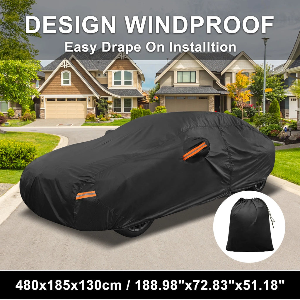 Waterproof Aluminum Film Car Cover for Hyundai Elantra Sedan 