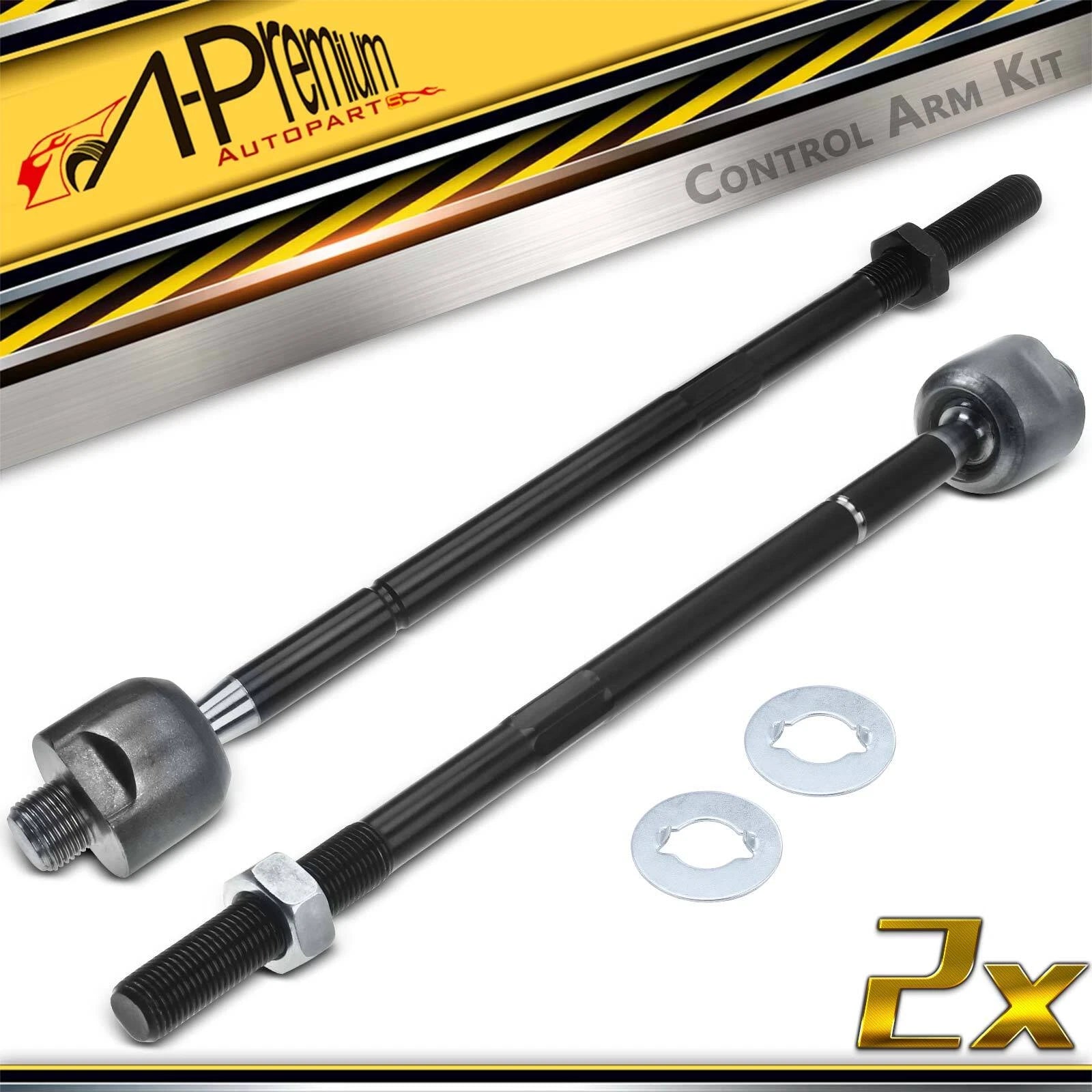 2X Inner Tie Rod Ends for Chevy Camaro Corvette Buick Lucerne Cadillac 
