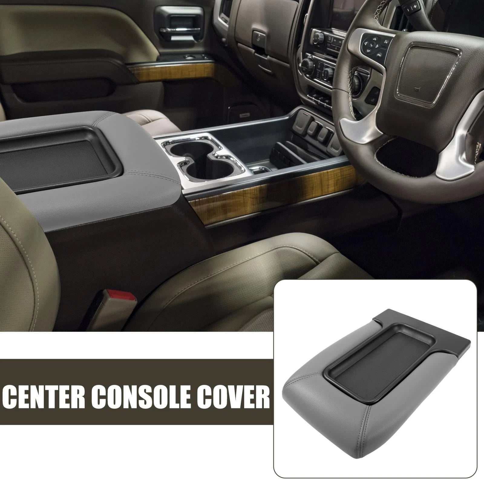 Center Console Cover for Chevrolet Silverado 3500 (2001–2006) 19127364
