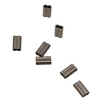 50pcs Double Fishing Crimps for Rig Making - Assorted Sizes