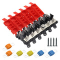 5-Way Fuse Holder Block with 30A, 60A, 100A Fuses for Car Distribution