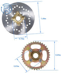 Rear Live Axle Kit for ATV Quad Go Kart (32")