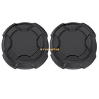 2pcs Matte Black Rim Caps for Polaris Ranger 570 Crew (2022–2025) #1524066-458