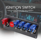 Ignition Switch Panel with LED for Racing Car (12V)
