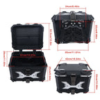 45L Motorcycle Top Case Tail Box for Universal Models (Waterproof)