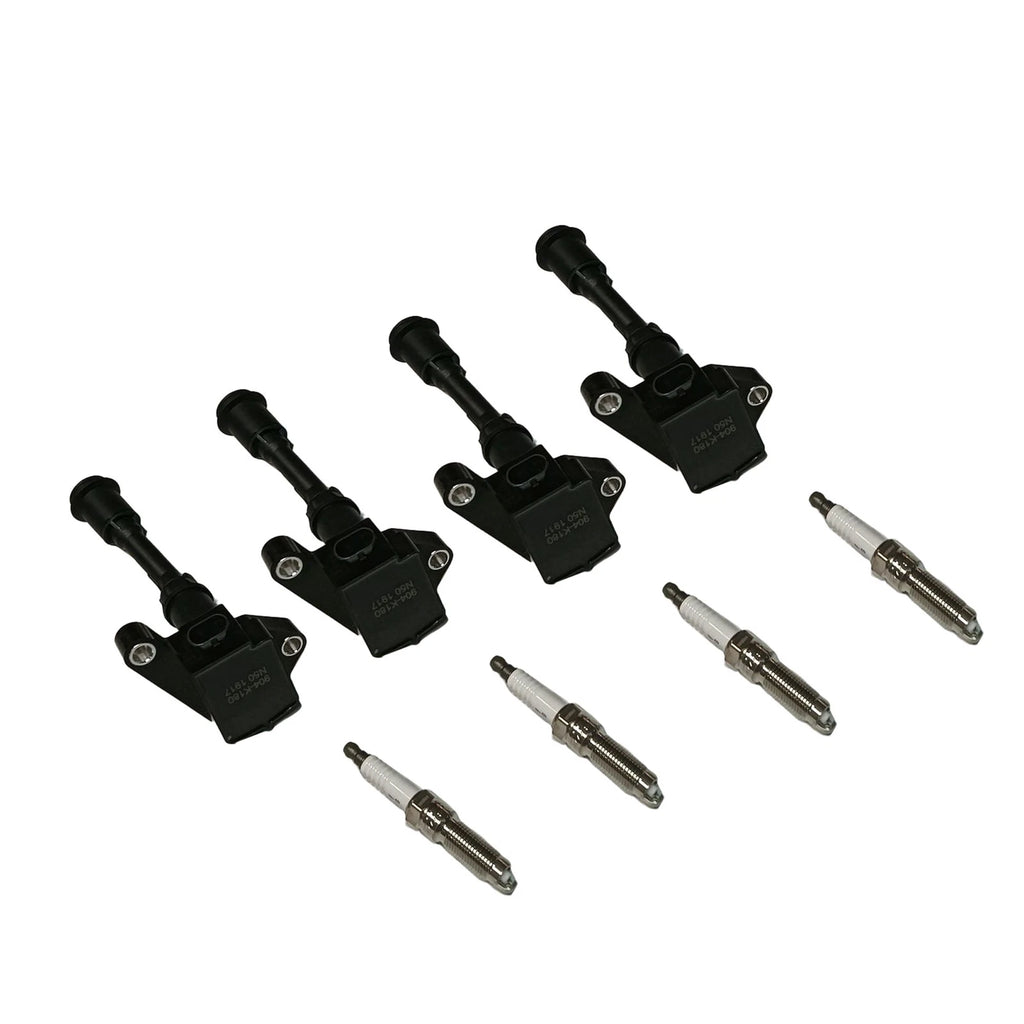 Set of 4 Ignition Coils & Spark Plugs for Ford Escape (2017-2019)