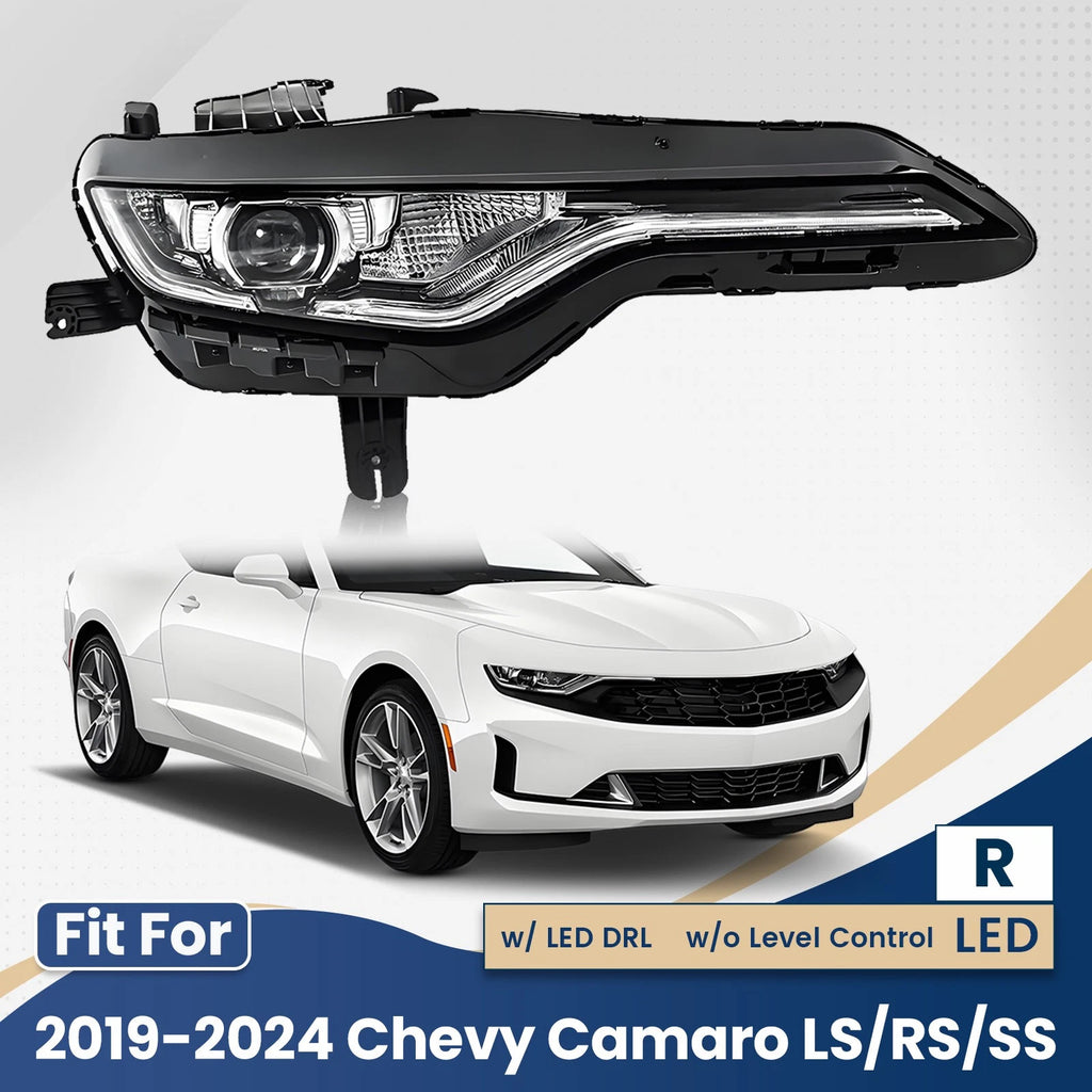 Passenger Projector LED Headlight for Chevy Camaro RS/SS (2019–2024) RH