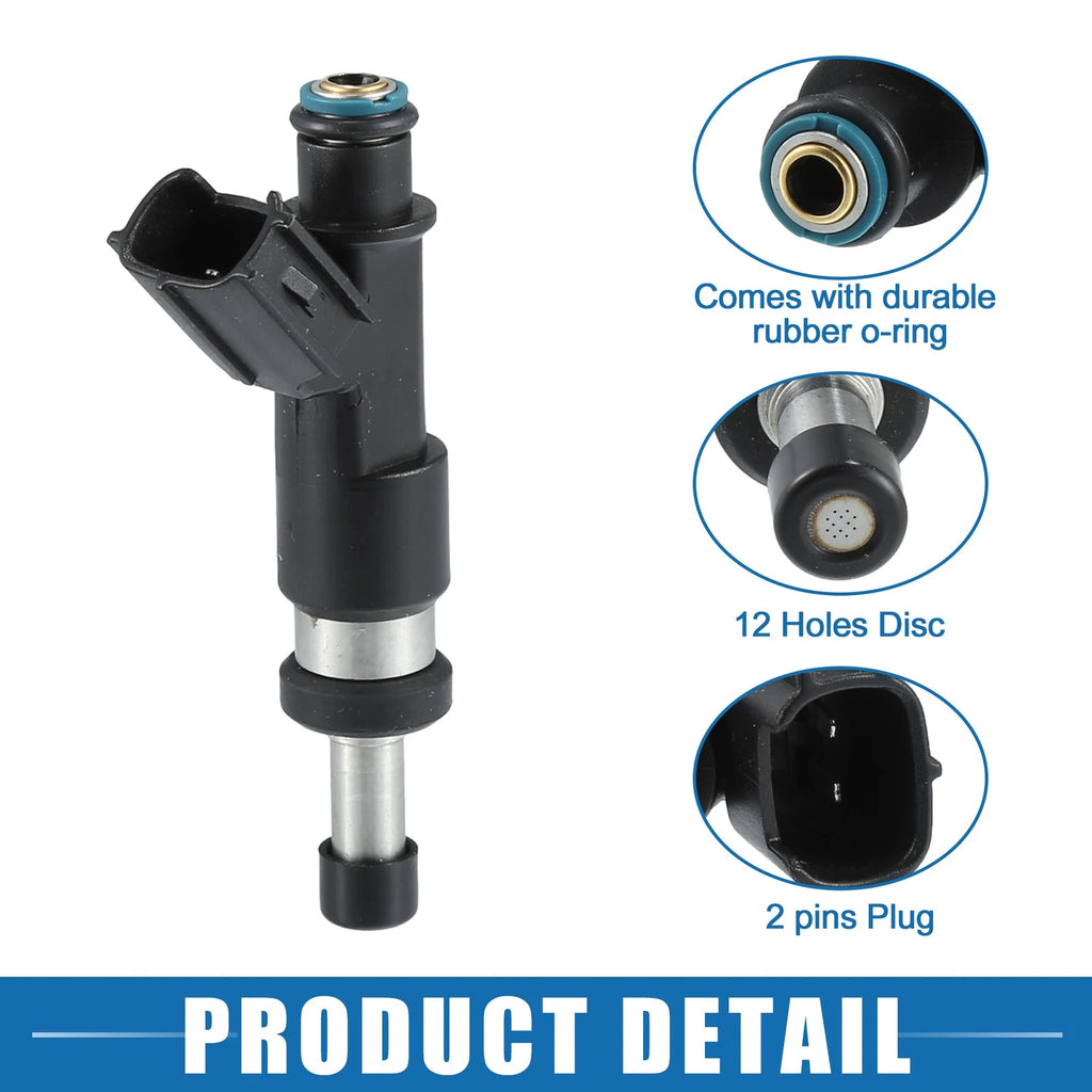 Fuel Injector No. 23250-75100 for Toyota Tacoma (2005–2016) 2.7L Black
