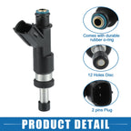 Fuel Injector No. 23250-75100 for Toyota Tacoma (2005–2016) 2.7L Black