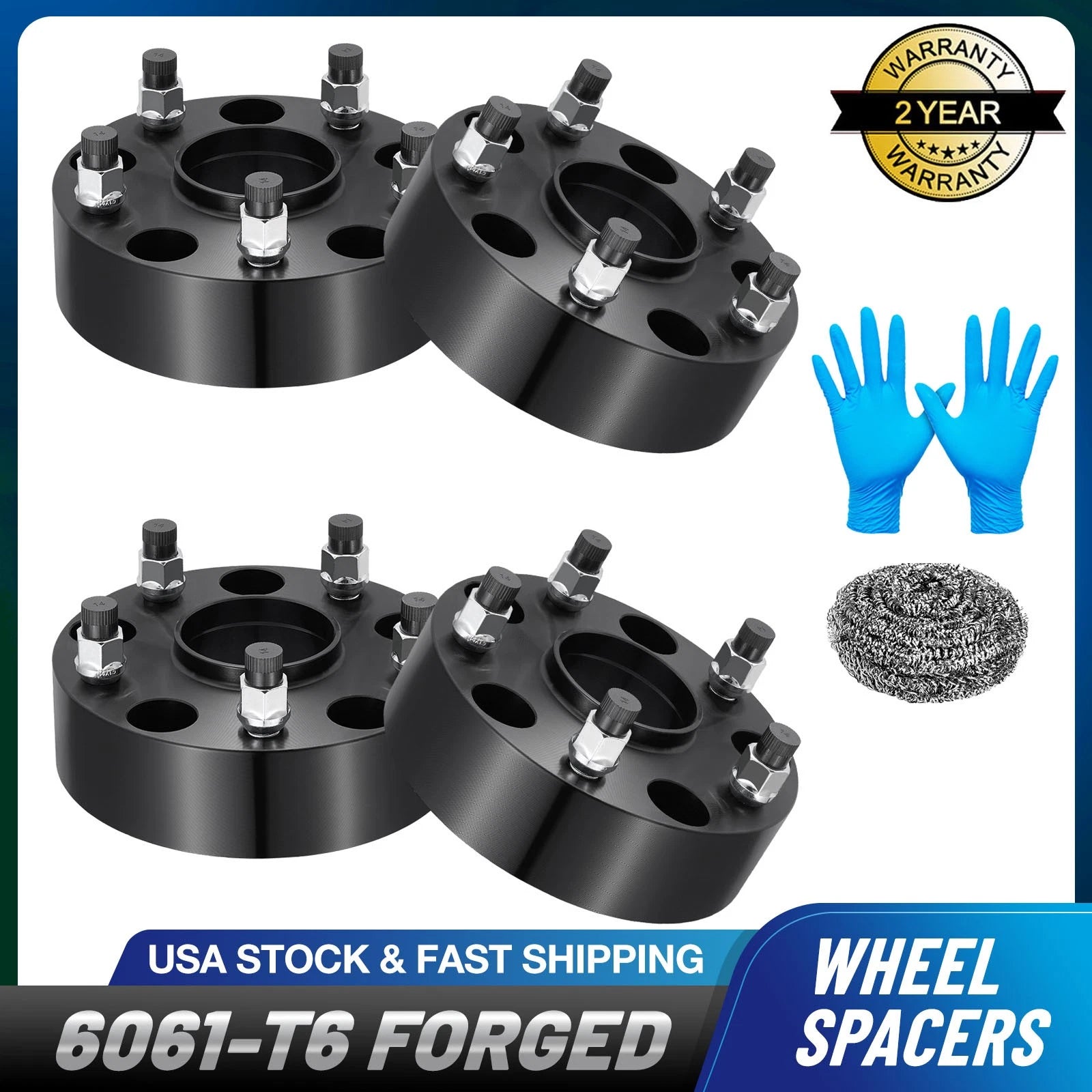 Set of 4 Wheel Spacers  2" Hubcentric 5x139.7mm