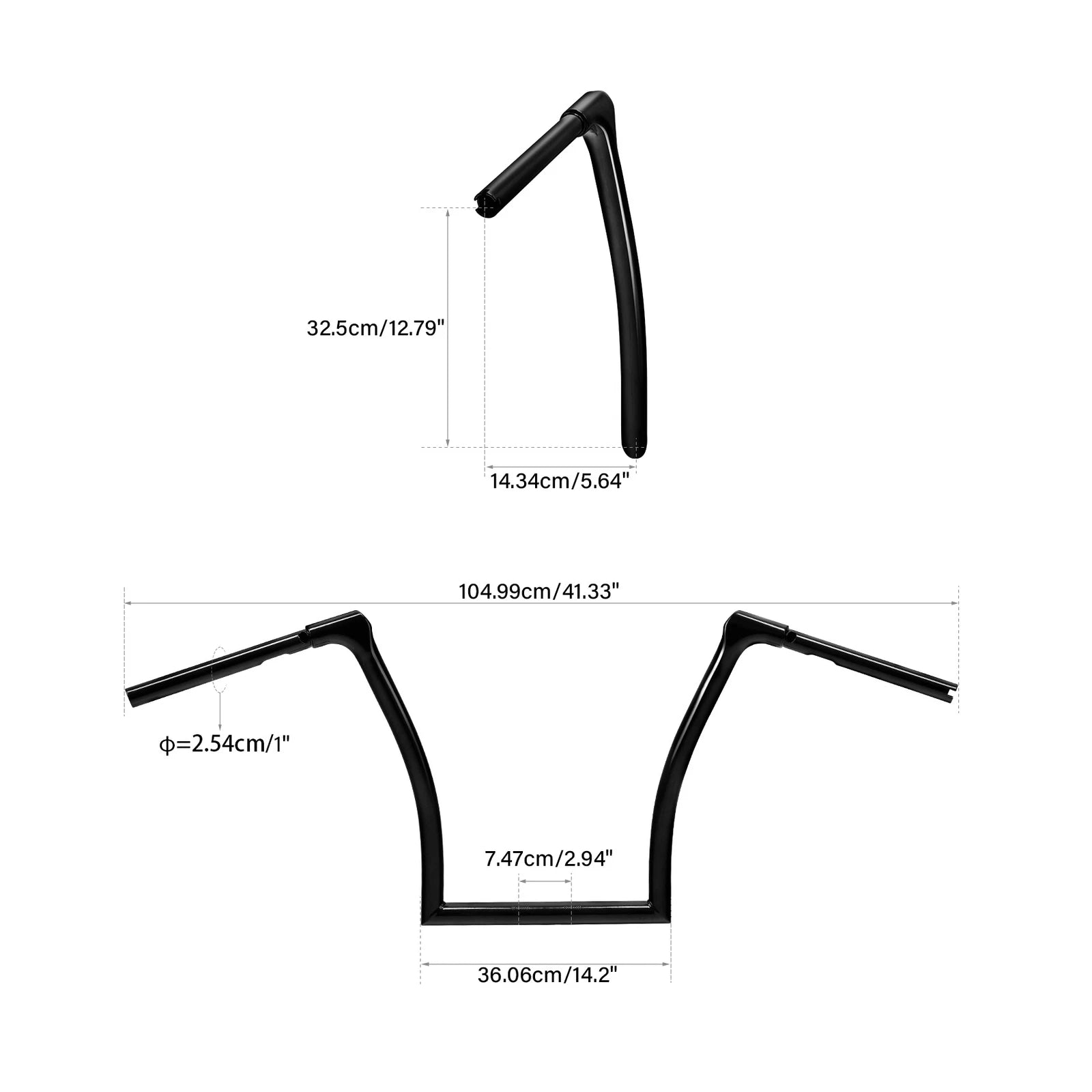 13" Rise Fused Bar Handlebar for Harley Road Glide FLTR FLTRX (2015–2023)