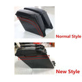 5" Stretched Extended Hard Saddle Bags for Harley Touring