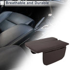 Center Console Cover with Storage Bag for BMW X5 (2019-2024) Dark Brown