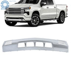 Chrome Front Bumper Lower Valance Skid Plate for Silverado 1500 (2022-2023)