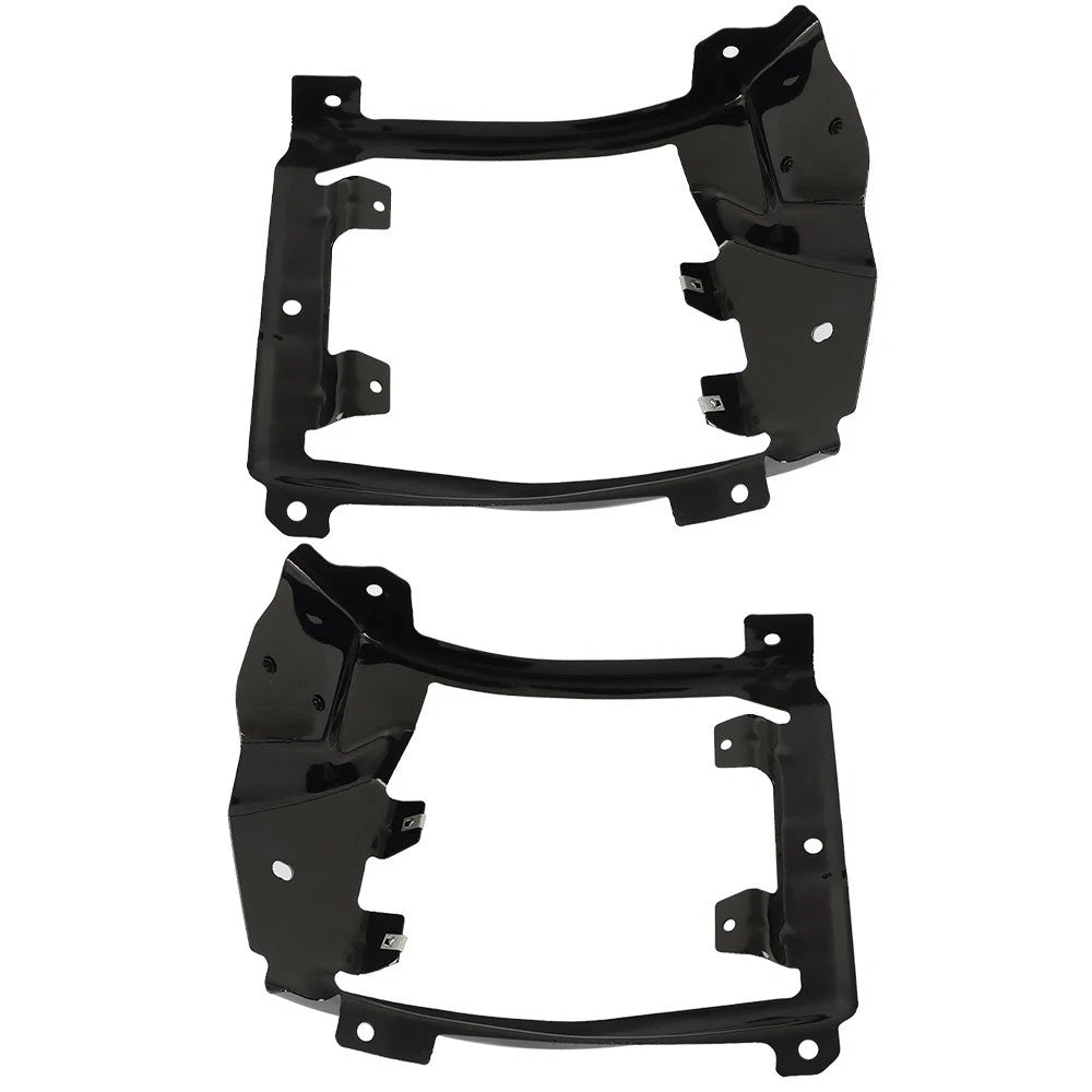 Set of 2 Front Bumper Headlight Brackets for Chevrolet Silverado 1500 (2016–2018)