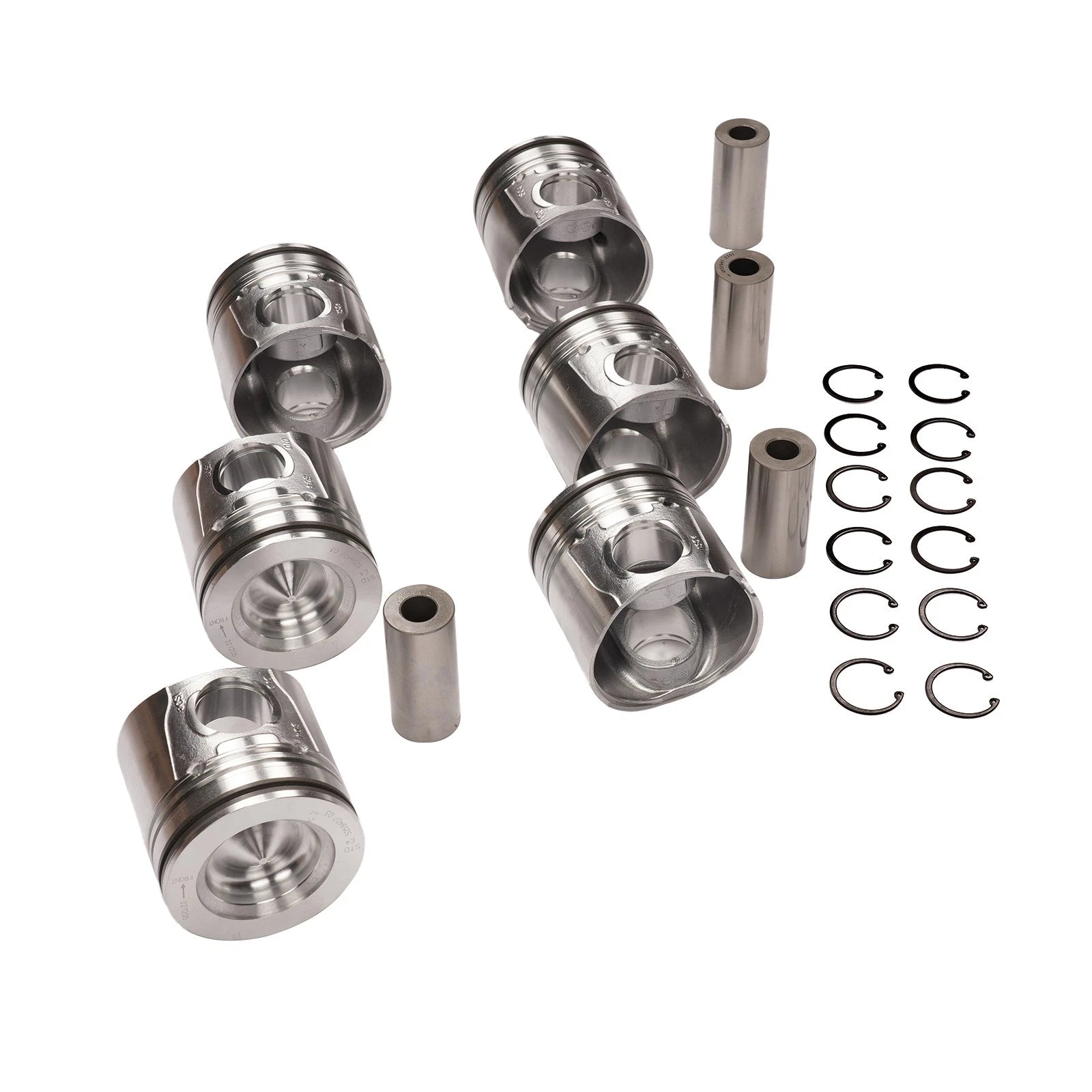 6Pcs Piston Kit 4955520 for Dodge Ram 6.7L Diesel (2007–2019)