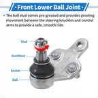 2X Front Lower Ball Joints for Toyota Camry (2002–2006) No.K90346/K90347