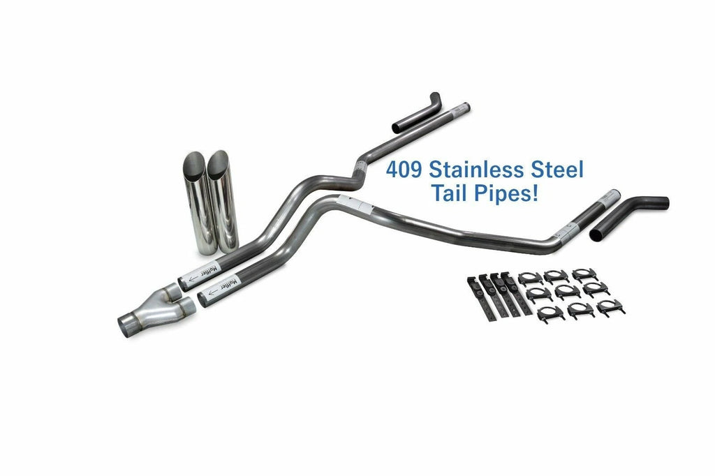 2.5" Stainless Dual Exhaust Kit for Dodge Ram 1500 (2009–2018)