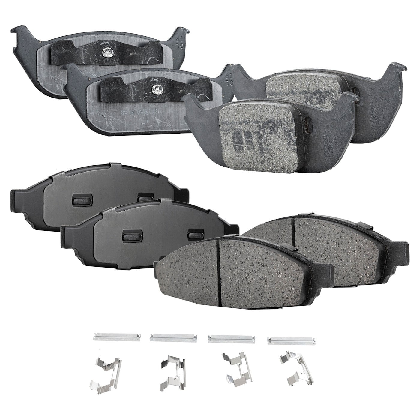 Set of 4 Ceramic Brake Pads for Lincoln Aviator (2003–2005)