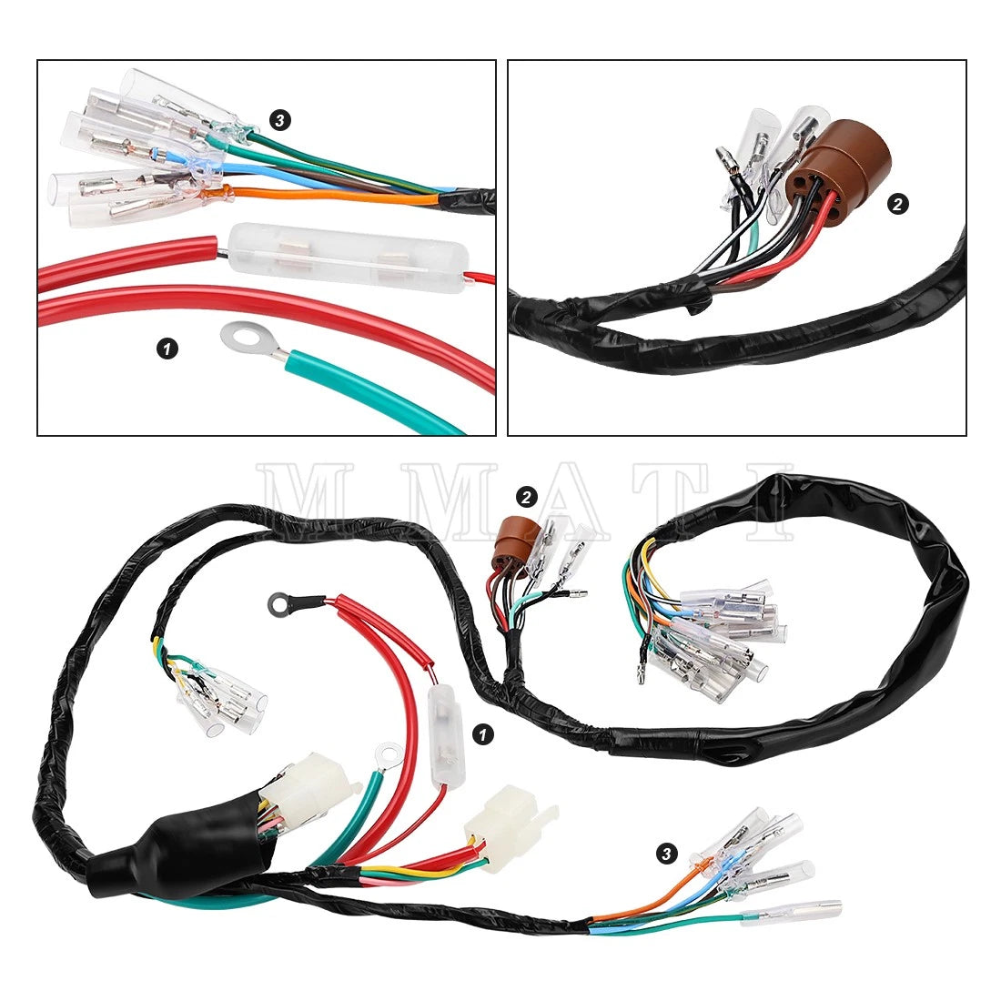 Wire Harness 32100-340-000 for Honda Motosport SL350 (1971–1972)