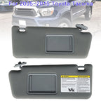 Set of 2 Sun Visors for Toyota Tacoma (2005–2015) Gray