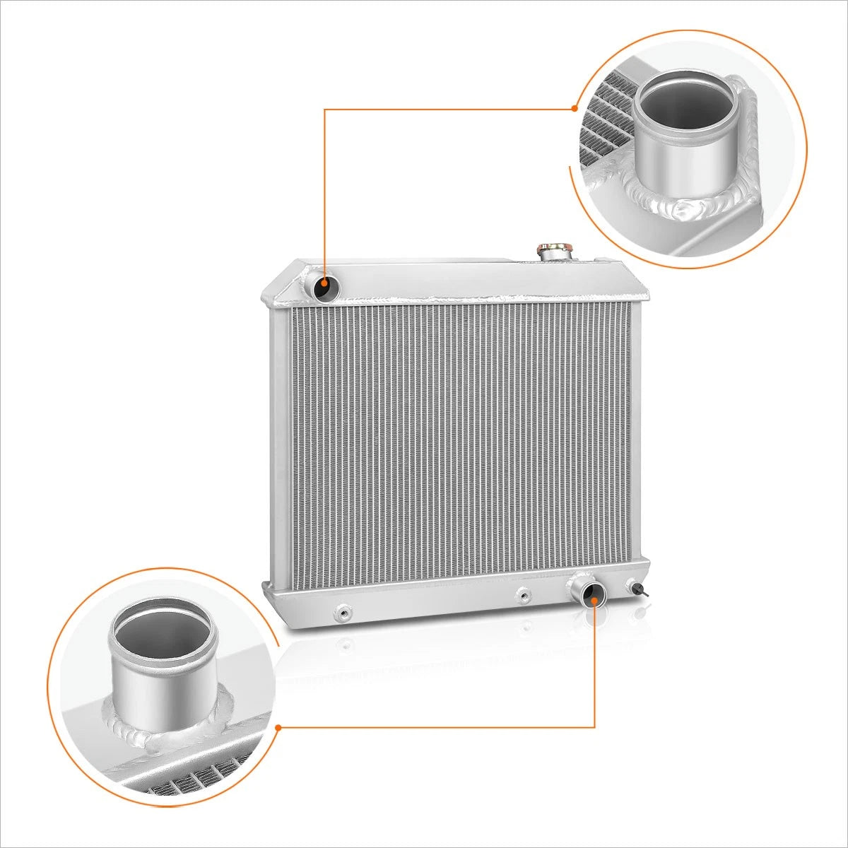 OE Style Aluminum Core Radiator for Lexus RX350/RX450H (2010–2015)