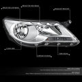 OE Style Replacement Headlight Lamp for VW Tiguan (2009–2011) Right Side