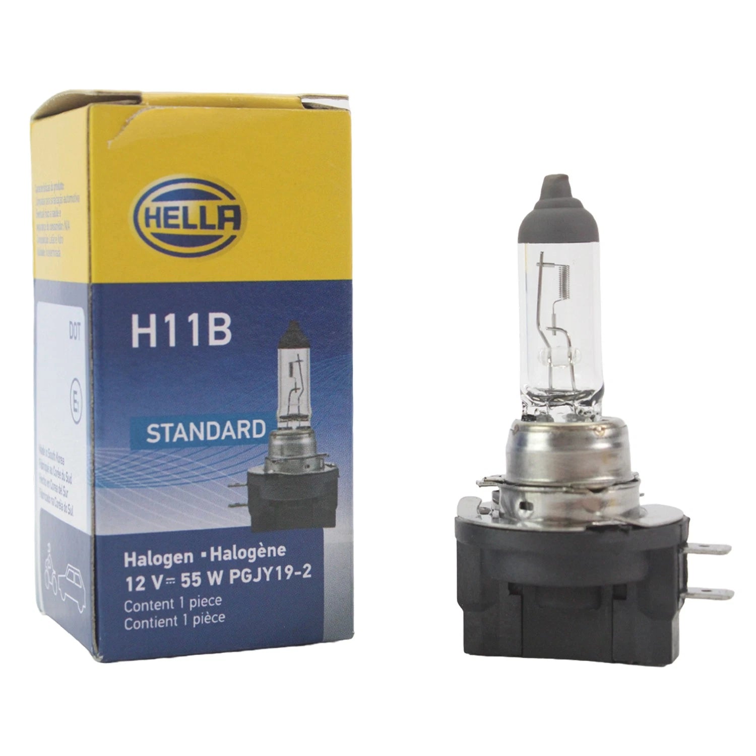 Hella H11B Low Beam Light Bulb for Multi-Purpose Use