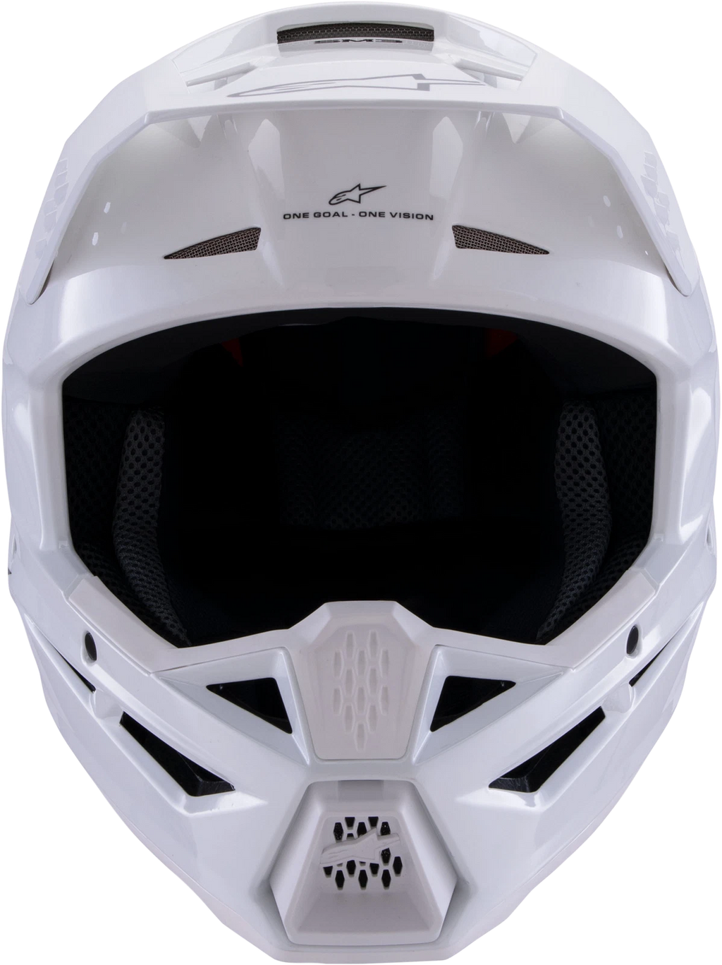 Alpinestars SM3 Off-Road Helmet 2X-Large White Gloss for Trail Riding (2023)