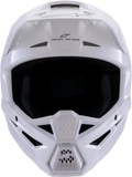 Alpinestars SM3 Off-Road Helmet 2X-Large White Gloss for Trail Riding (2023)
