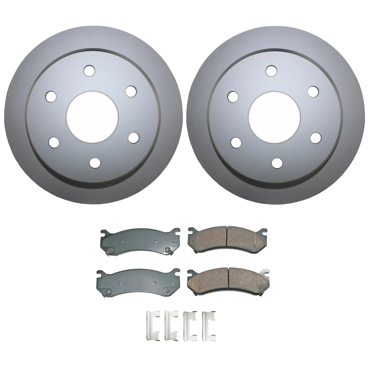 Rear Brake Kit 325mm Disc Rotors & Akebono ProACT Pads for Chevrolet GMC