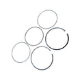 Piston Ring Set for EX40 Engine (5 pcs, 0.25mm Oversize)