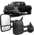 Set of 2 Manual Towing Mirrors for Chevy GMC Silverado Sierra (2008–2013)