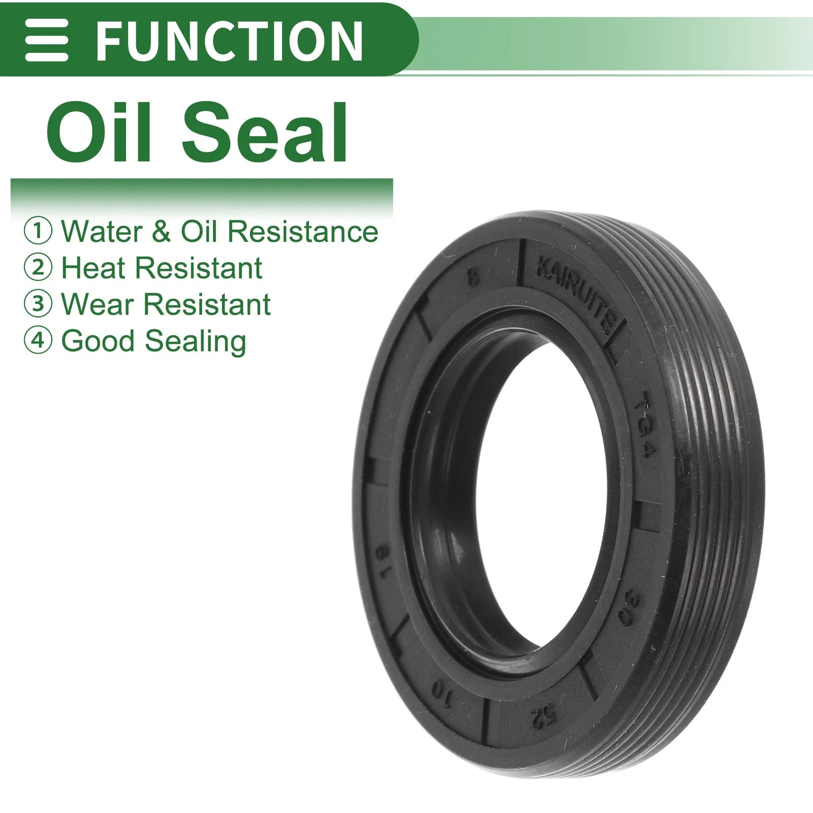 5 Pcs Oil Seal TG4 Lip Seal Ring for Rotary Shaft (30x52x10mm)