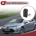 1 Pc Gear Shift Knob Cover for Toyota Corolla (2014–2018) Gray Faux Leather