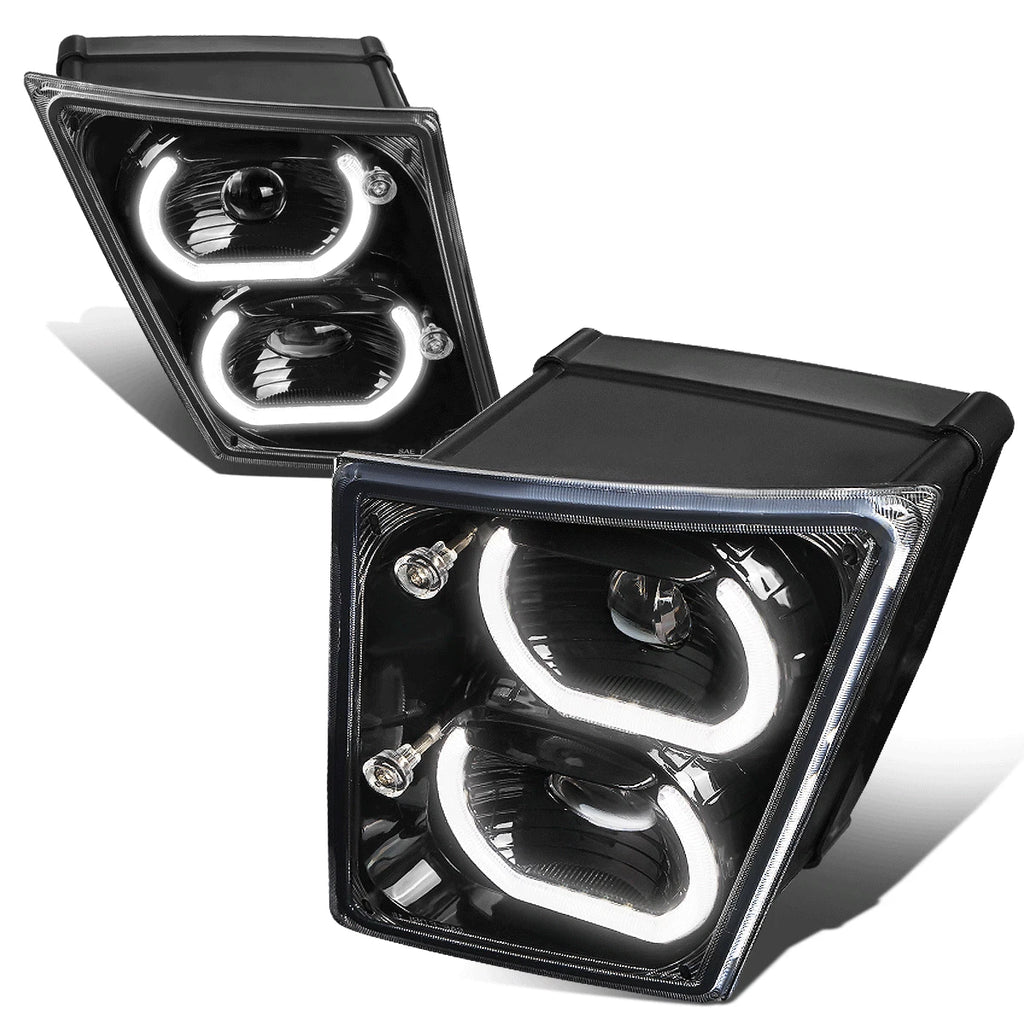 Dual LED Halo Projector Fog Light Lamp for Volvo VN VNL 300 400 740 860 (2003–2017)