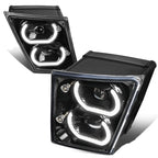 Dual LED Halo Projector Fog Light Lamp for Volvo VN VNL 300 400 740 860 (2003–2017)