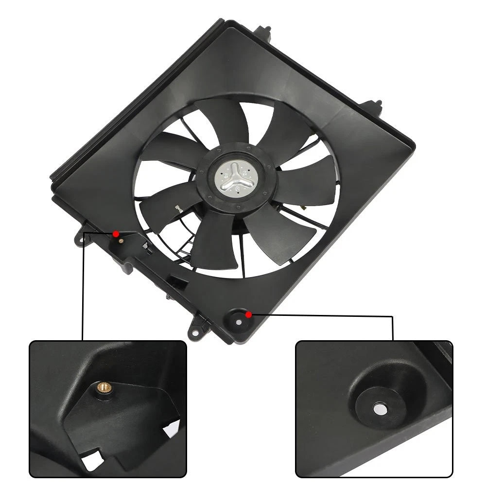 Set of 2 Radiator Cooling Fans for Honda CR-V (2007–2009)