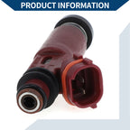 Fuel Injector No.BP4W-13-250 for Mazda Miata 1.8 (1999–2001) 1 Pc Wine Red
