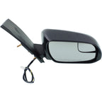 Set of 2 Power Mirrors for Toyota Sienna (2015) - Manual Folding, Textured Black