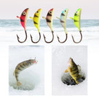 Fishing Lures Set of 4 Weighted Head Hook Ultra-Light Design