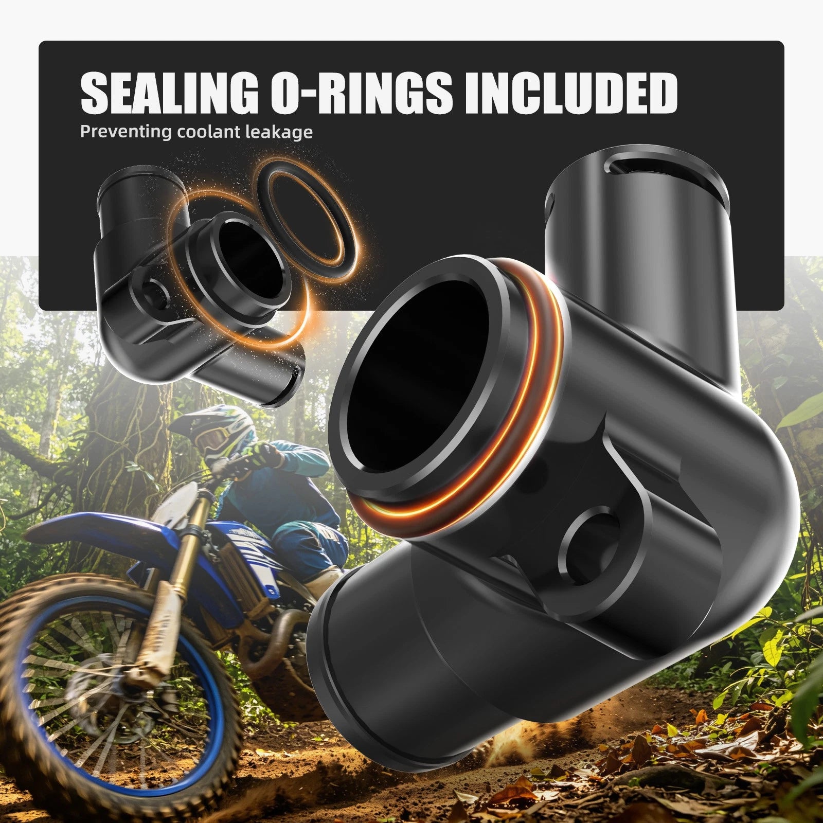 Replacement Coolant Connector for Yamaha YZ450F WR450F (2024–2026)