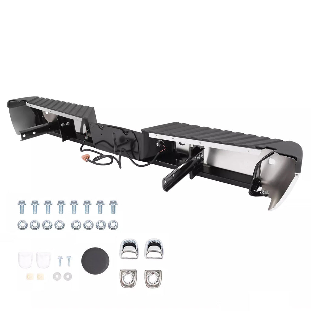 Rear Step Bumper with Sensor Hole for Ford F-250 F-350 F-450 (2008–2016)