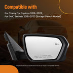 Right Rear View Mirror for Chevy Equinox/GMC Terrain (2018–2023) 23406416