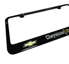 License Plate Frame Premium with Gold Bowtie for Chevrolet Cheyenne (2001–2005)