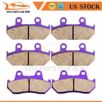 Front & Rear Carbon Fiber Brake Pads for Honda GL1500I Interstate (1993)